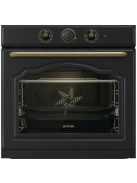 Gorenje BOS67372CLB fekete rusztikus Beépíthető sütő