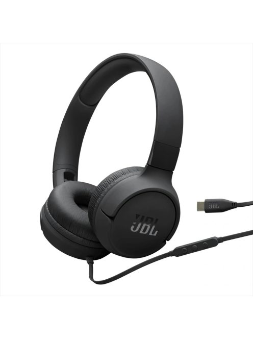 JBL T520CBLK USB-C-s Fejhallgató