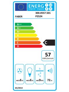   Faber TR 741 Base X A50 50cm,inox hátsó kivezetésű páraelszívó