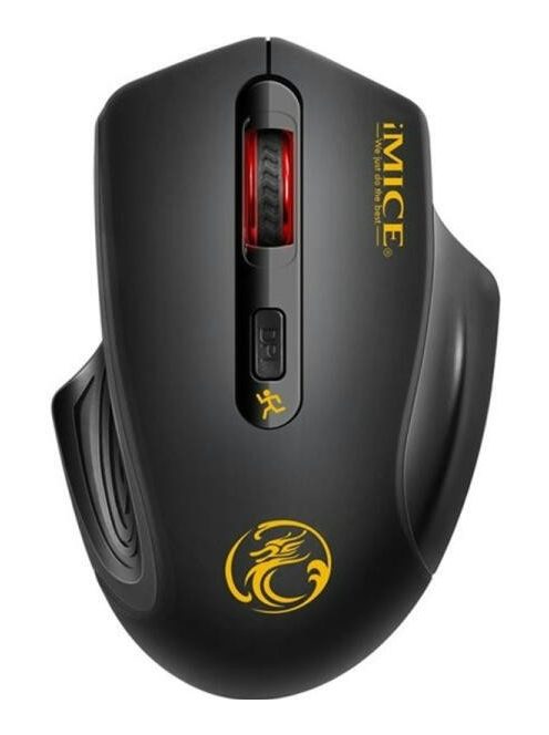 Imice E-1800  USB fekete vezeték nél.optikai egér