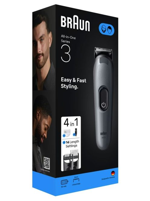 Braun AIO3500 multifunkciós testszőrzet ápoló